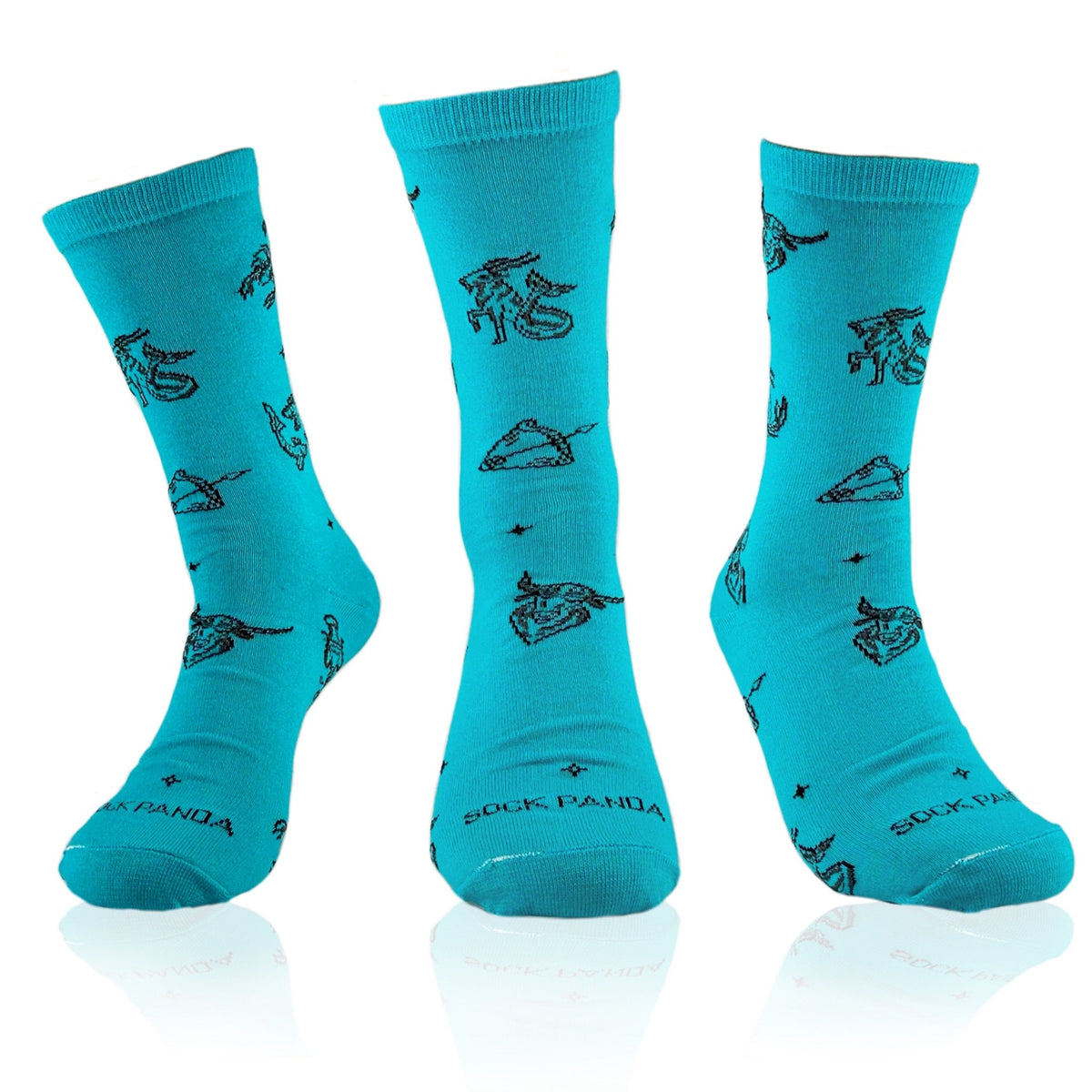 Zodiac Socks from the Sock Panda (Adult Medium - Women's Shoe Sizes 5-10), BlueZodiacLg