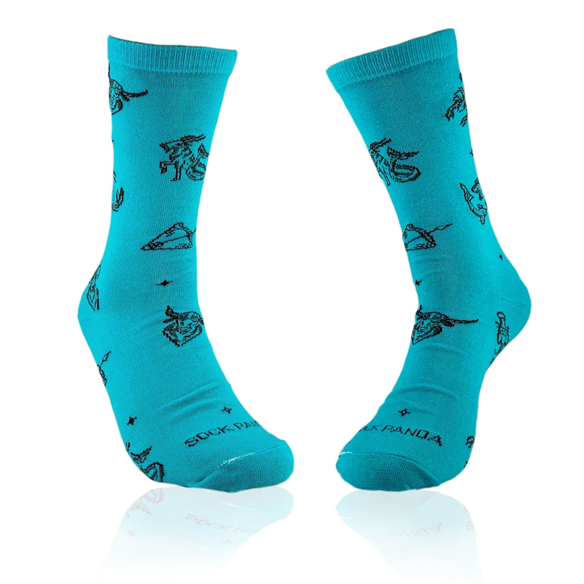 Zodiac Socks from the Sock Panda (Adult Medium - Women's Shoe Sizes 5-10), BlueZodiacLg