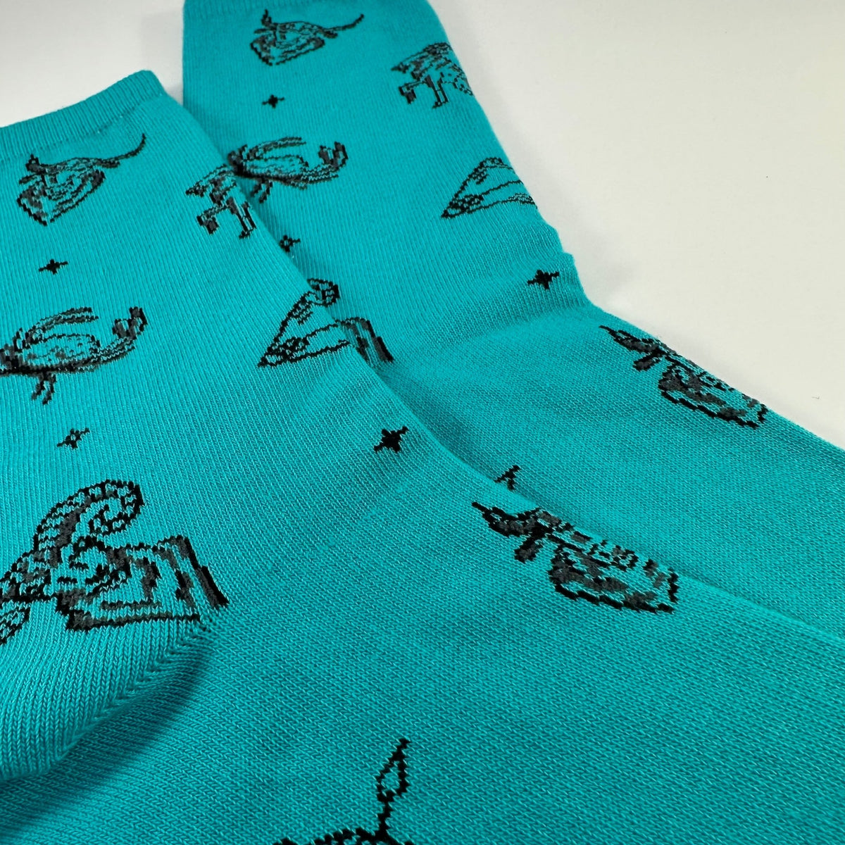 Zodiac Socks from the Sock Panda (Adult Medium - Women's Shoe Sizes 5-10), BlueZodiacLg