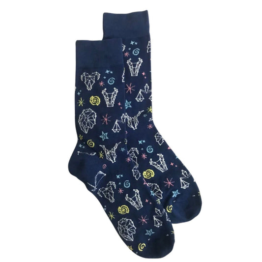 Zodiac Star Pattern Socks from the Sock Panda (Adult Large - Men's Shoe Sizes 8 - 12)