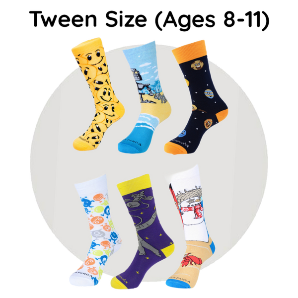 Tween Sock Subscription (Ages 8-11)