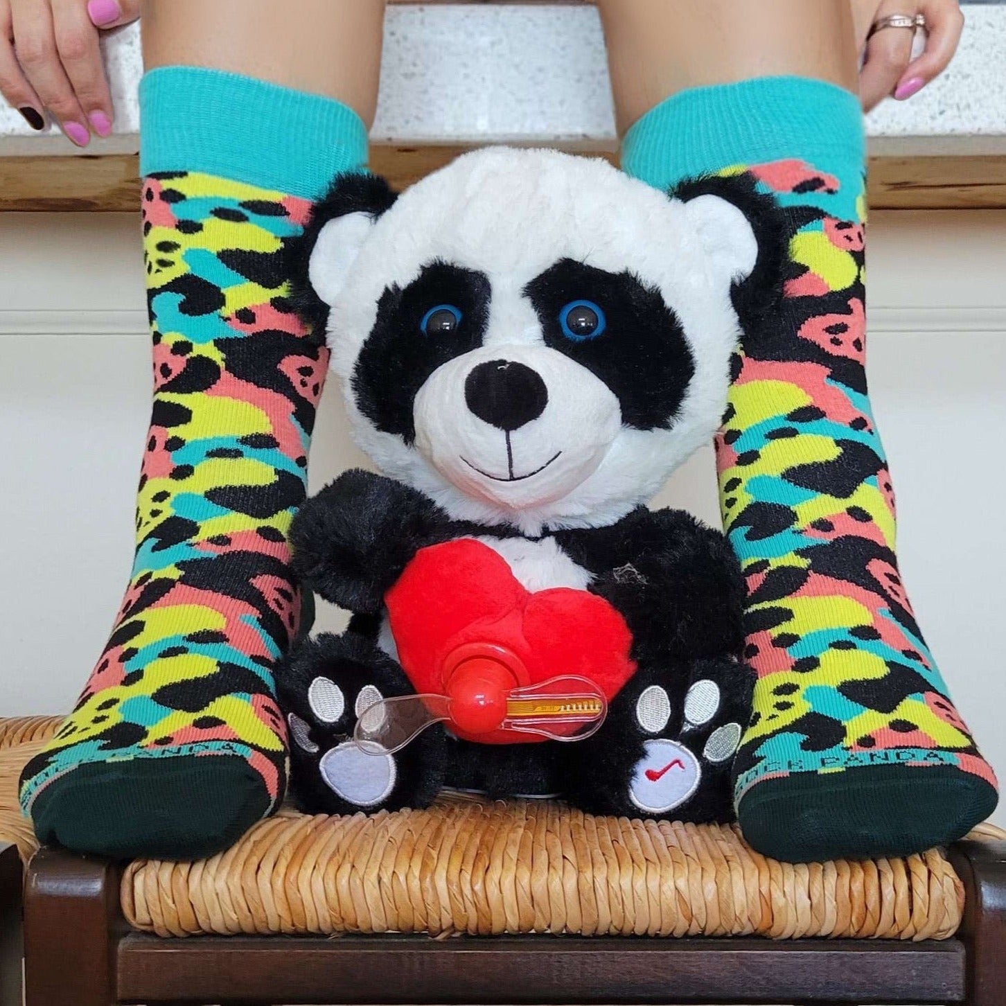 Camouflage Panda Socks from the Sock Panda (Adult Small)