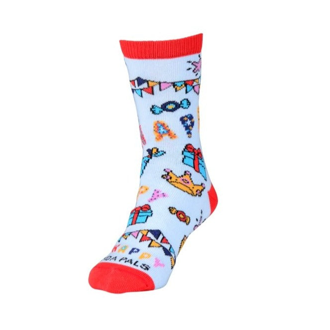 Happy Birthday Celebration Socks (Ages 3-5) from the Sock Panda