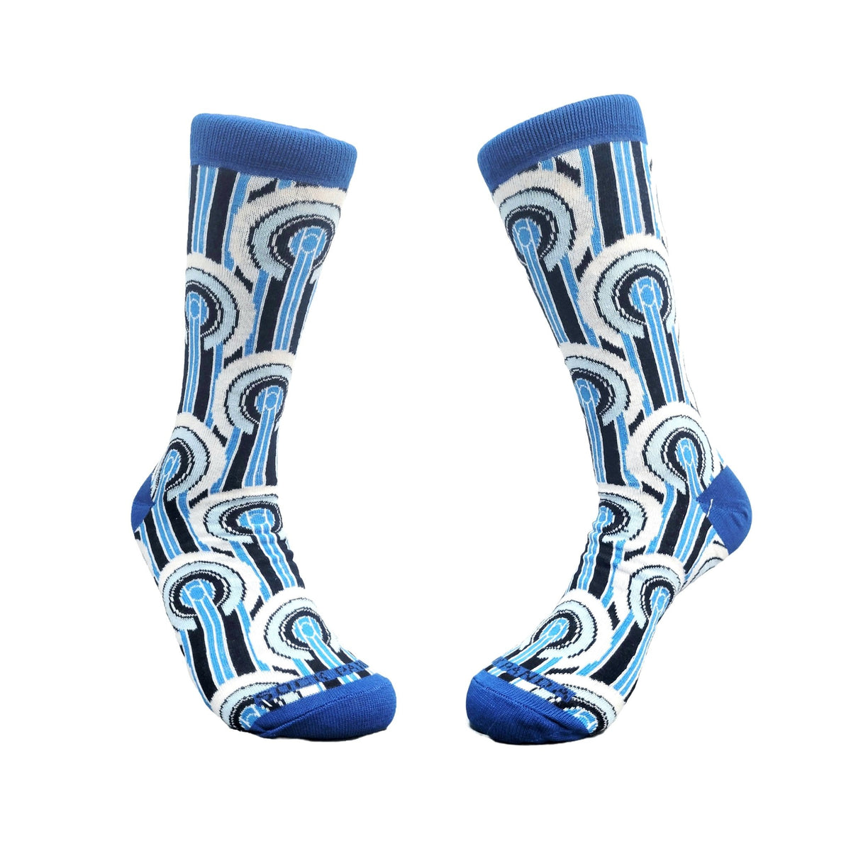 Art Deco Patterned Socks from the Sock Panda, 1-Art Deco Lg