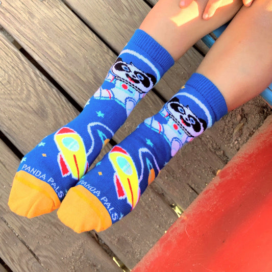 Astronaut Panda in Space Socks from the Sock Panda (Ages 3 - 7)