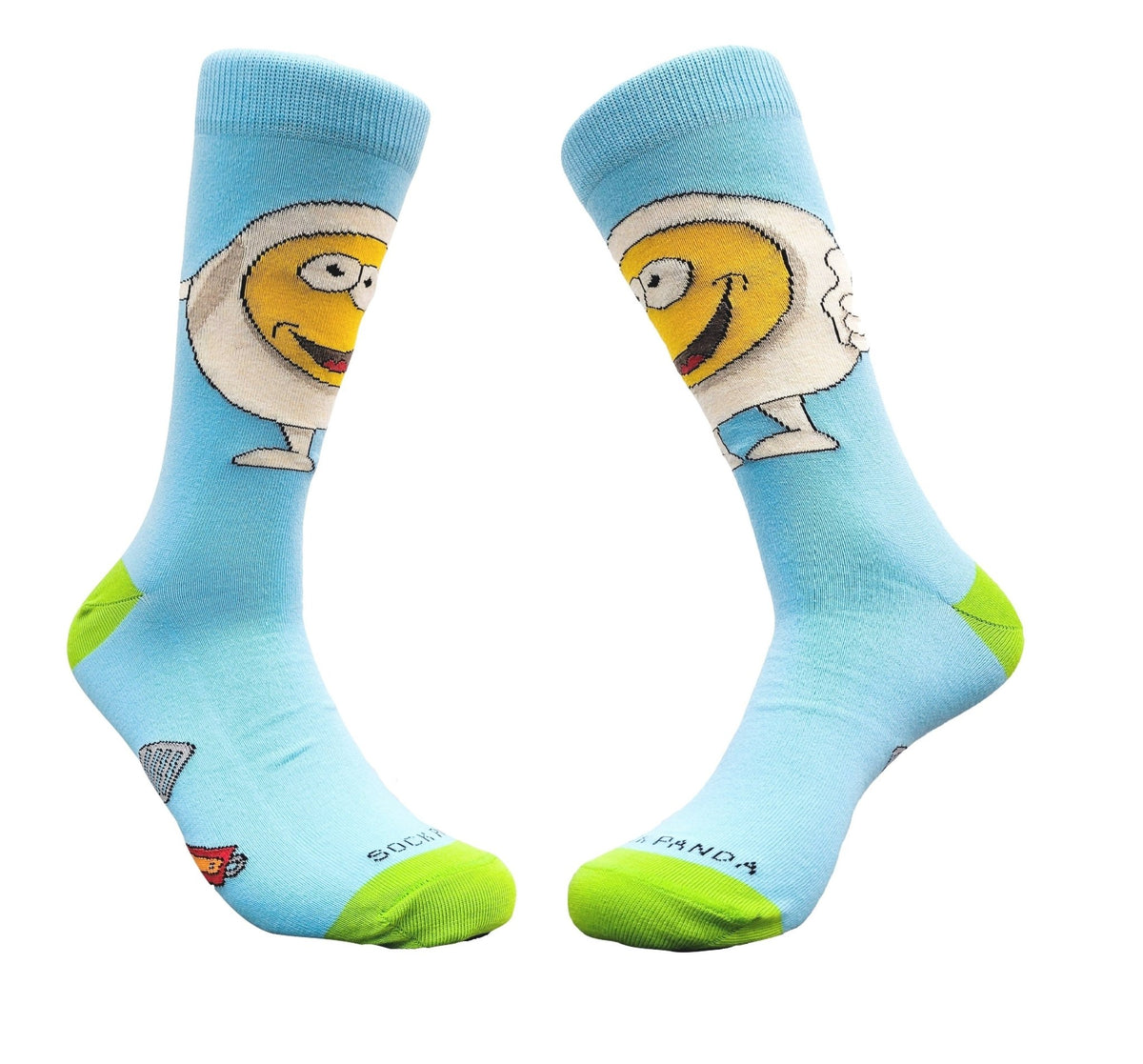 Bacon and Eggs - The Ultimate Partnership Sock (Left / Right) from the Sock Panda, Bacon and Eggs