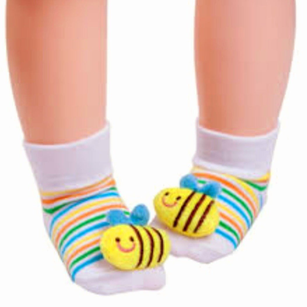 Bee Anti - Slip Slipper Boot Socks (Ages 6 mo. - 1 yr)