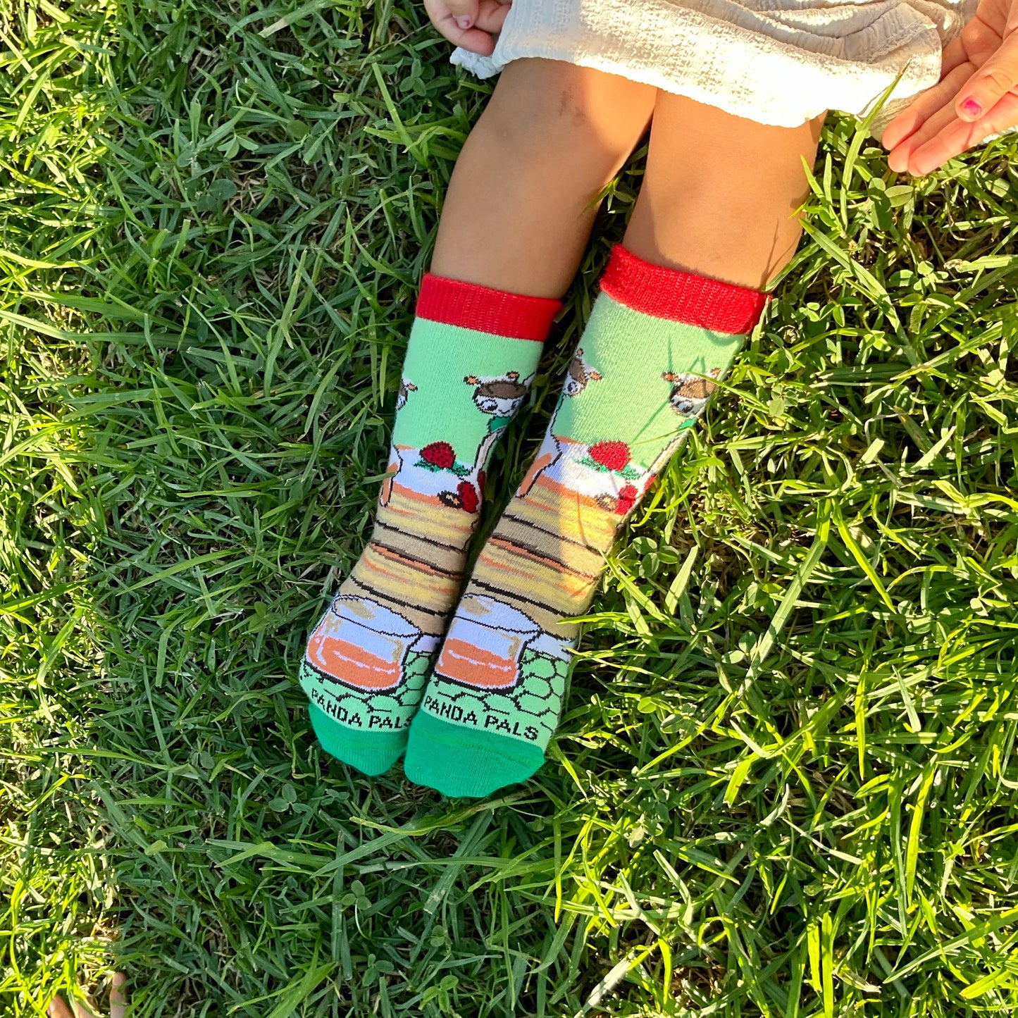 Breakfast Food Socks from the Sock Panda (Set of Two) (Ages 3-7)