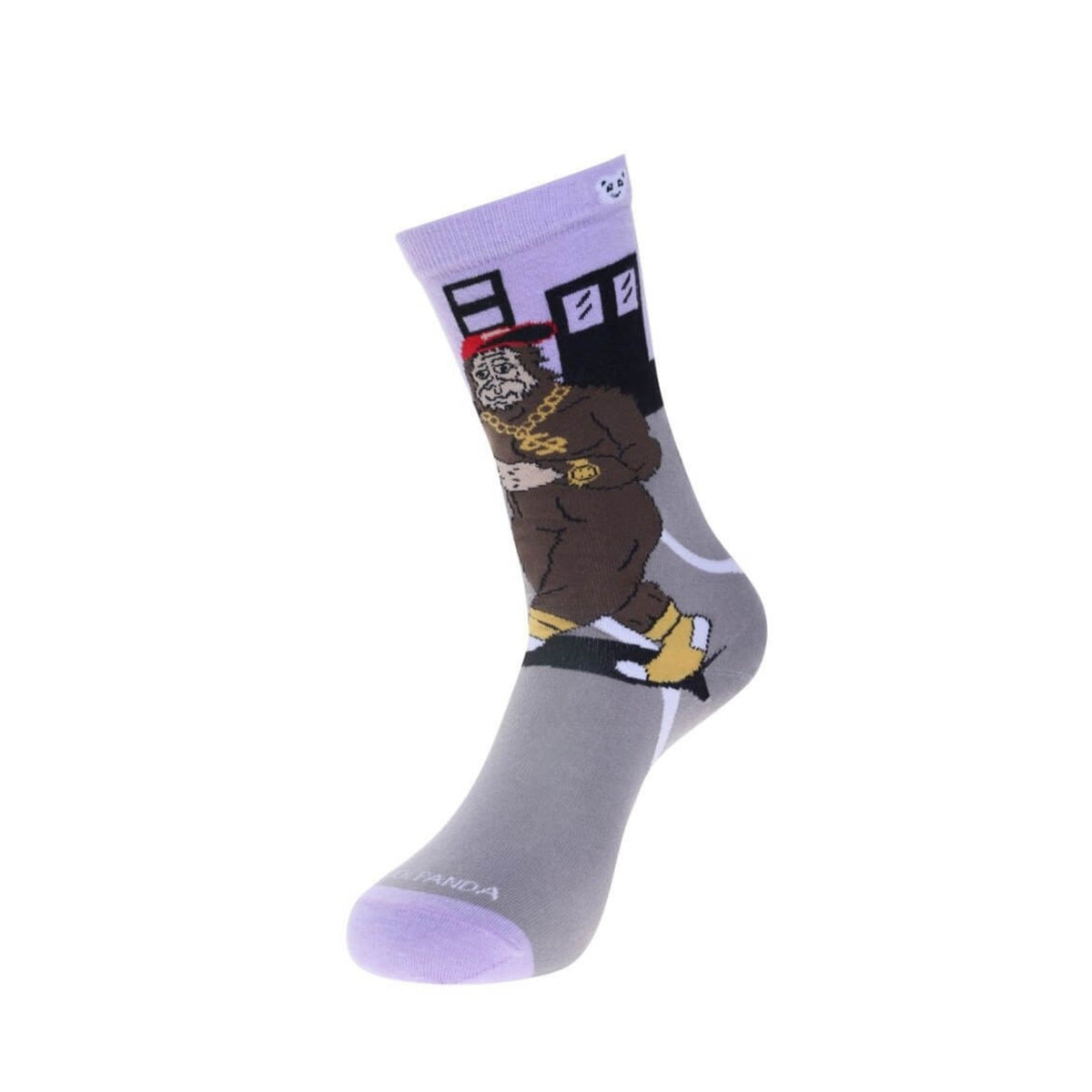 Big Foot Goes Hollywood Socks (Adult Medium - Women's Shoe Sizes 5-10), Big Foot Blink Md