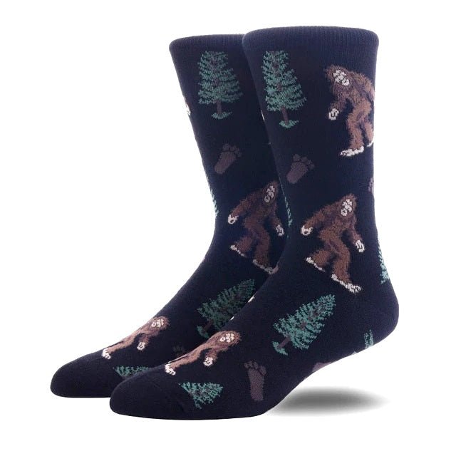 Bigfoot Socks from the Sock Panda (Men's or Women's Sizes), BigFootTreeLg