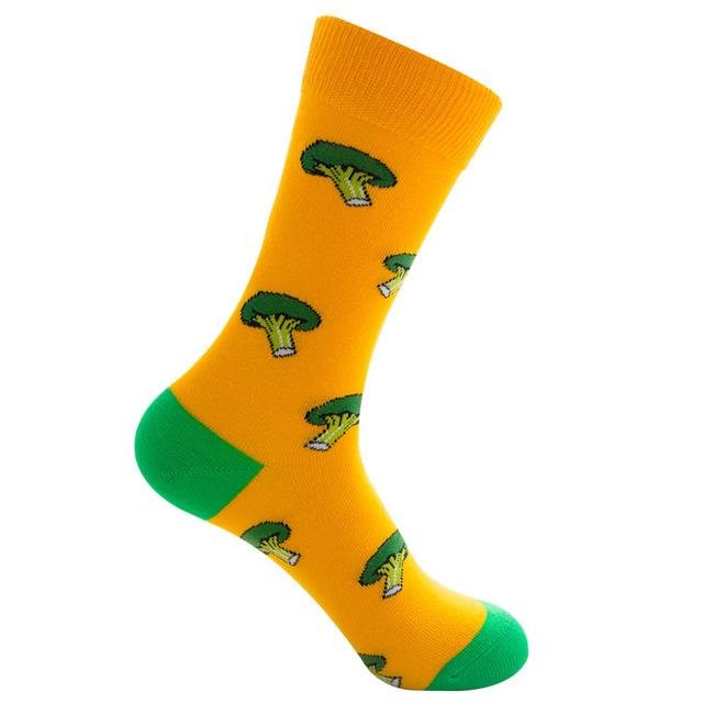 Broccoli Patterned Socks from the Sock Panda (Adult Medium - Women's Shoe Sizes 5-10), BroccoliMd