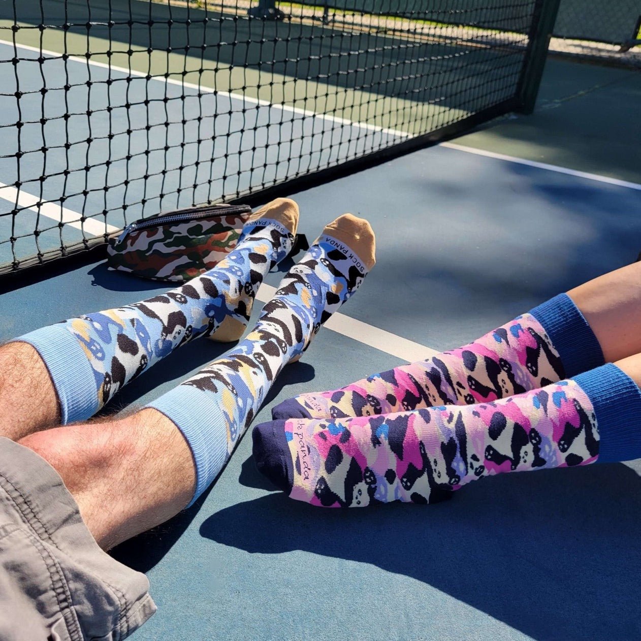 Camouflage Panda Socks from the Sock Panda (Adult Medium - Women's Shoe Sizes 5 - 10)