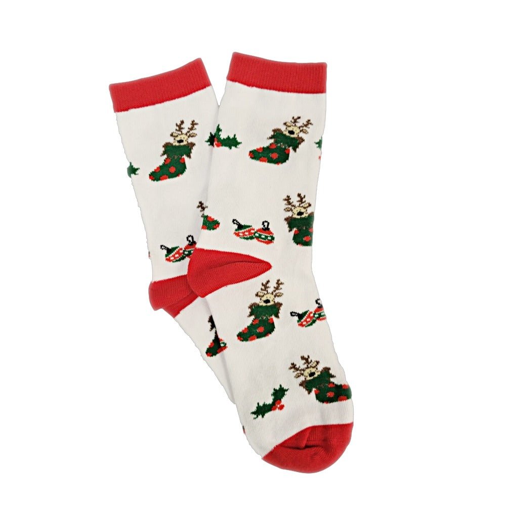 Christmas Holiday Socks (Adult Medium - Women's Shoe Sizes 5-10), Stockings and Ornaments