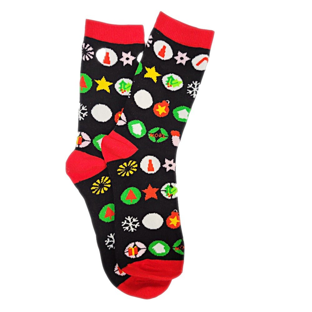 Christmas Holiday Socks (Adult Medium - Women's Shoe Sizes 5-10), Christmas Theme Pattern