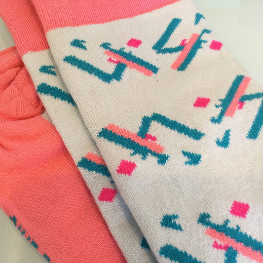 Confetti Pattern Socks for Women Socks from the Sock Panda