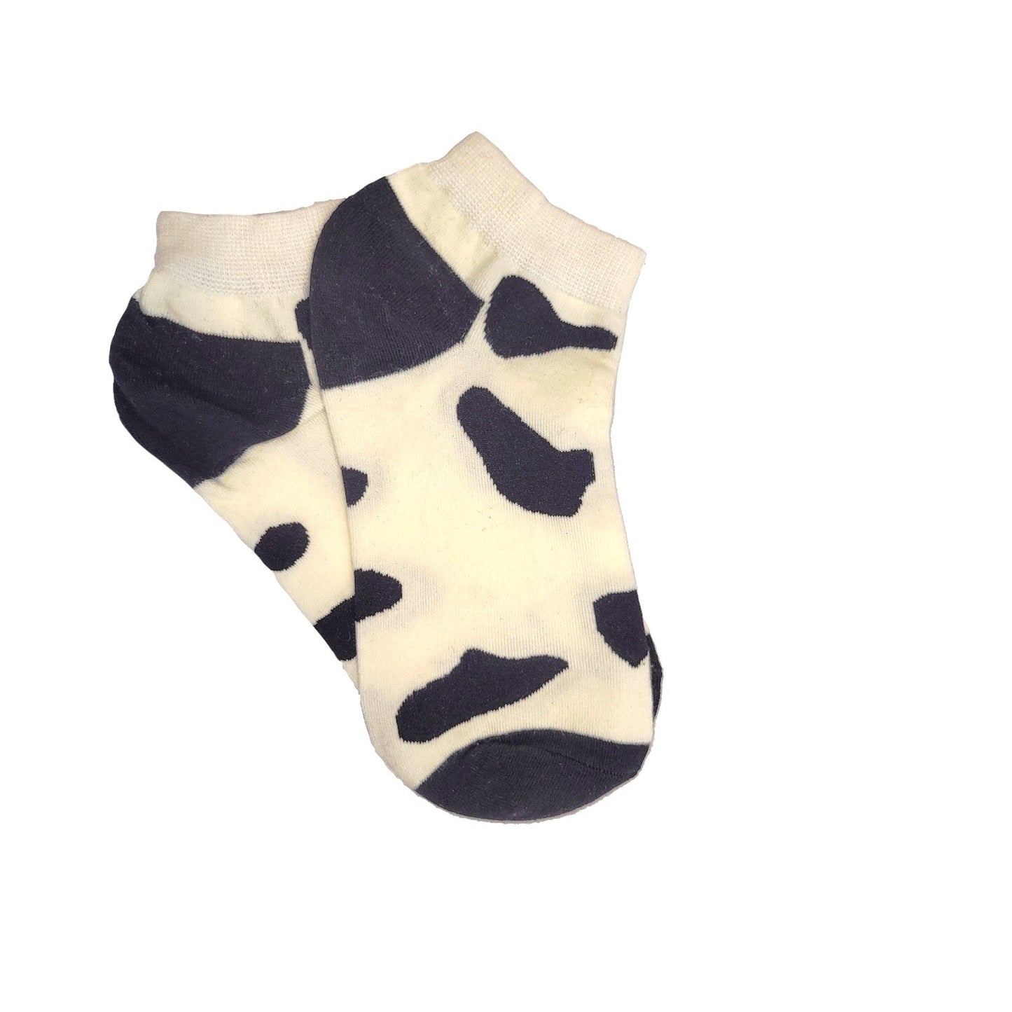 Cow Skin Patterned Socks (Adult Medium - Women's Shoe Sizes 5 - 10)