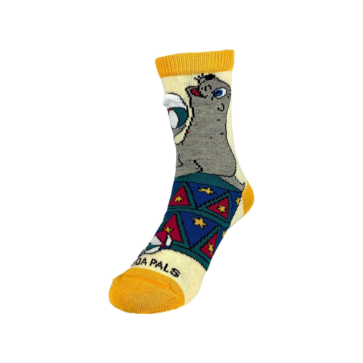 Curious Sea Lion Socks from the Sock Panda (Ages 3-5),