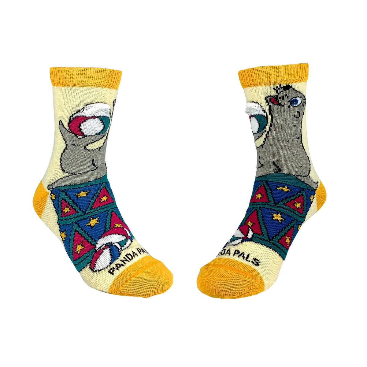 Curious Sea Lion Socks from the Sock Panda (Ages 3-5),
