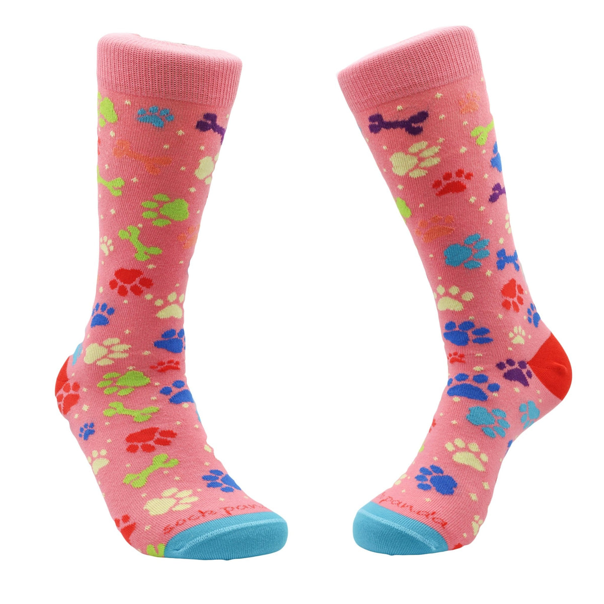 Dog Paws and Bones Patterned Socks from the Sock Panda, Dog Bones