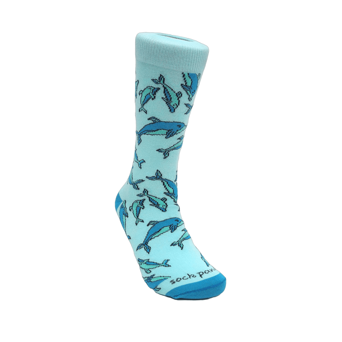 Dolphin Pattern Socks from the Sock Panda (Adult Medium - Women's Shoe Sizes 5-10), DolphPattMd
