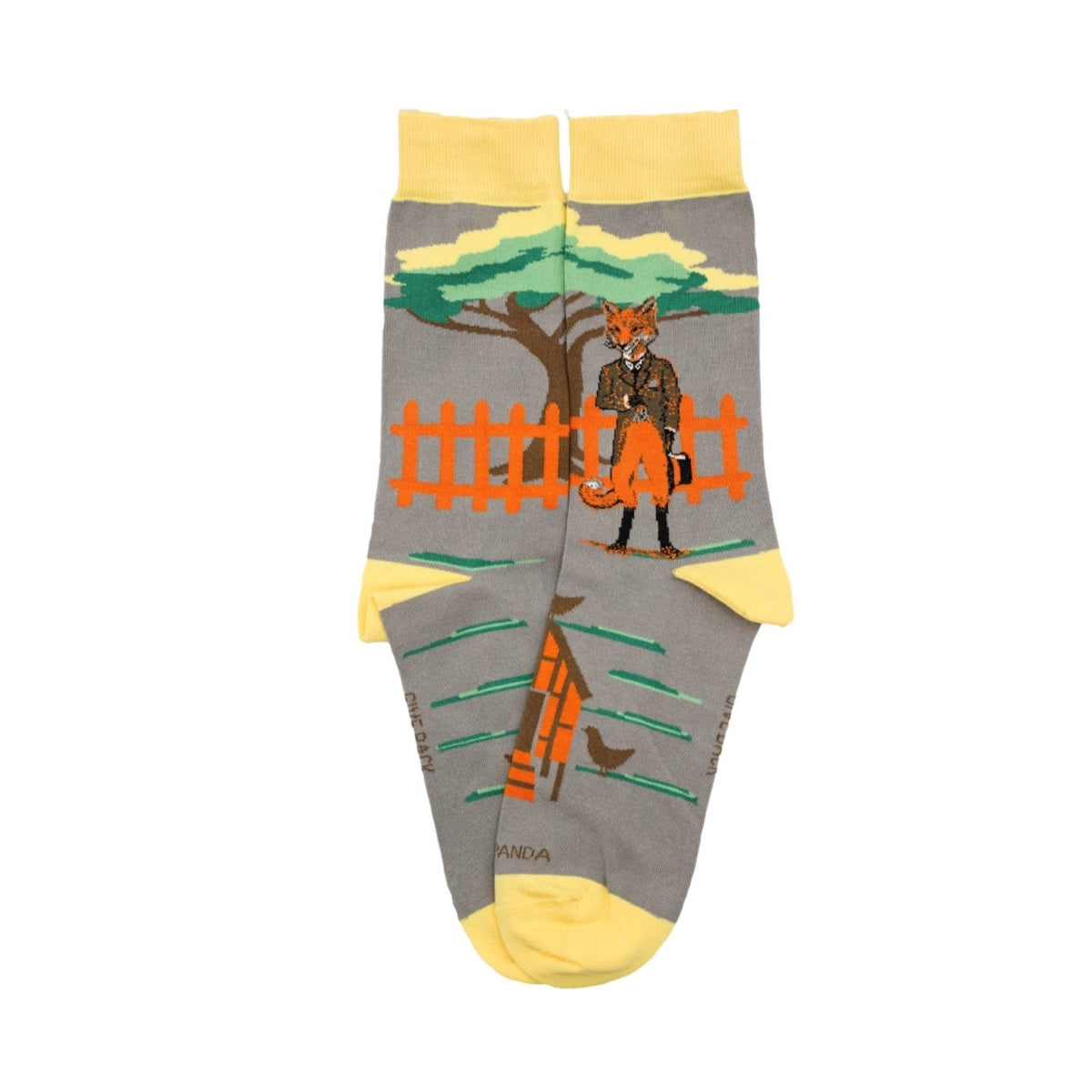 Fox Guarding the Henhouse Socks - Sock Panda, Henhouse Fox