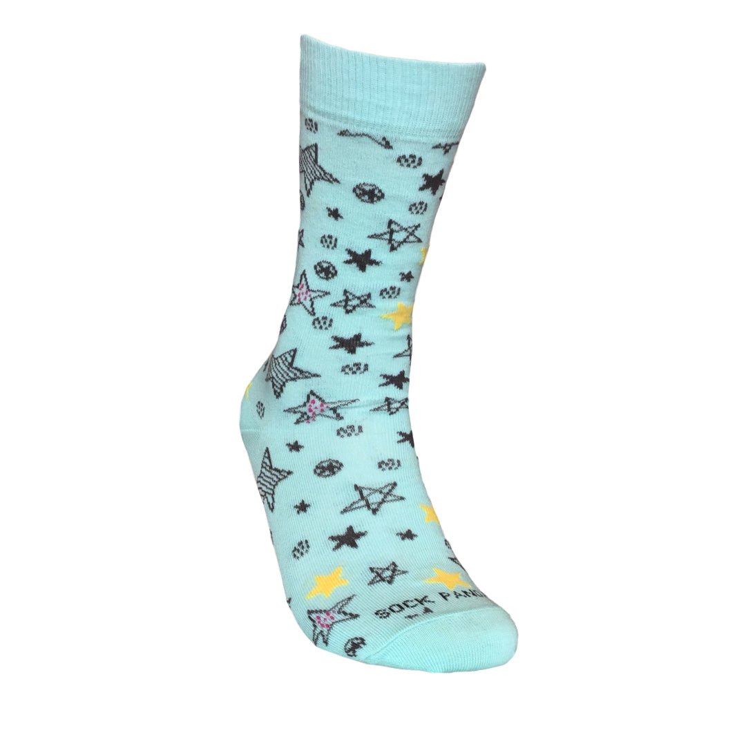 Fun Star Pattern Socks from the Sock Panda, Women Star Patter
