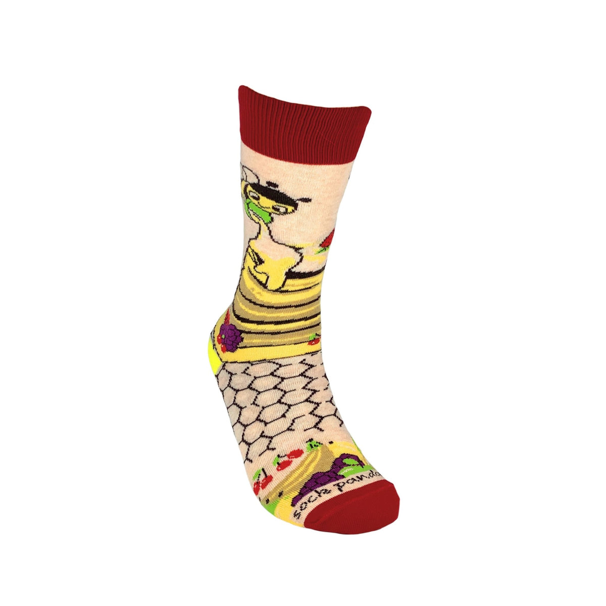 How Do You Like Your Pancakes Socks from the Sock Panda, BeePancake