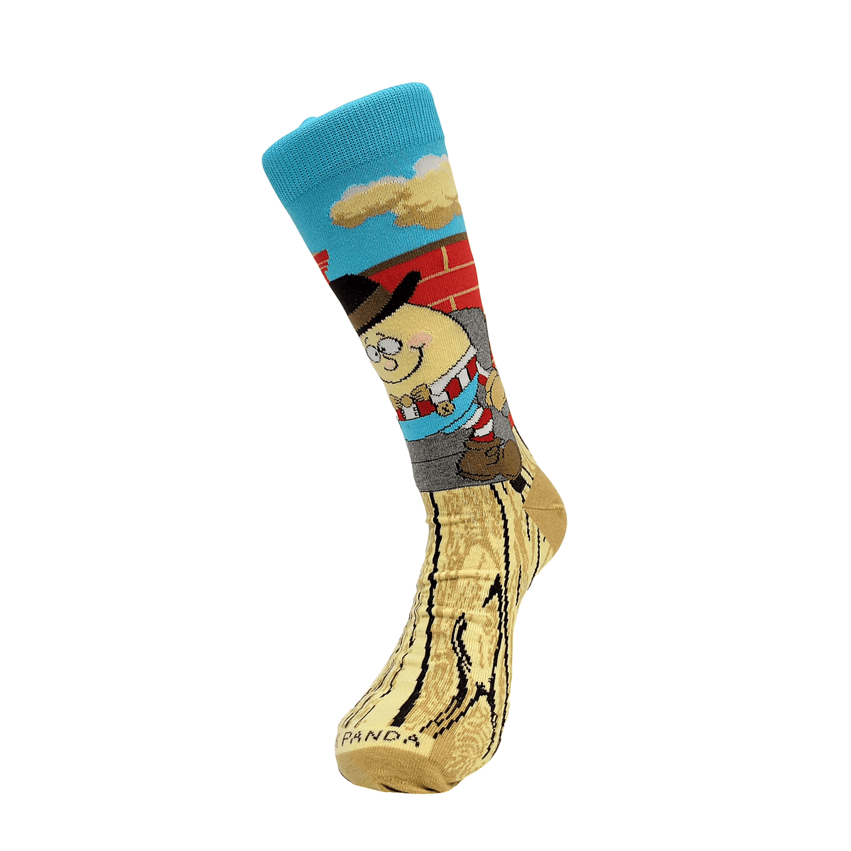 Humpty Dumpty Sits in a Chair Socks from the Sock Panda (Adult Large - Men's Shoe Sizes 8-12), Humpty