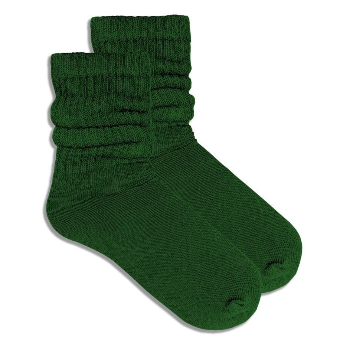 Hunter Green Slouch Socks (Adult Medium - Women's Shoe Sizes 5-10), HunterSlouch