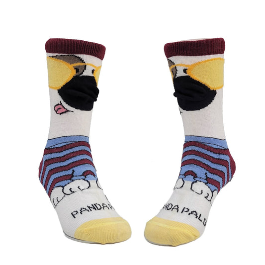 Jonathan the Dog Wearing Sunglasses Socks (Age 5 - 7)