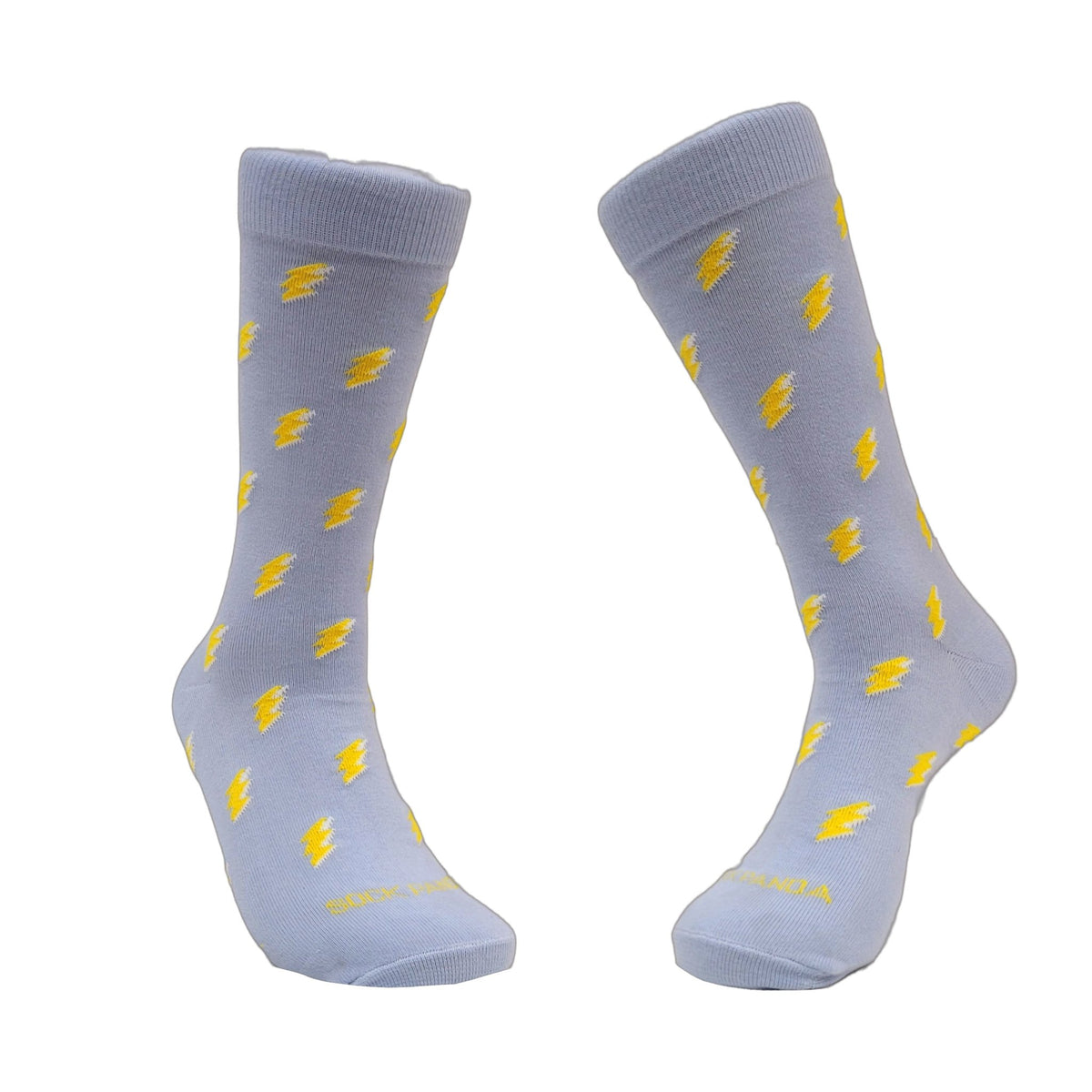 Lightning Bolt Patterned Socks from the Sock Panda (Adult Large - Men's Shoe Sizes 8-12), LightBotlLg