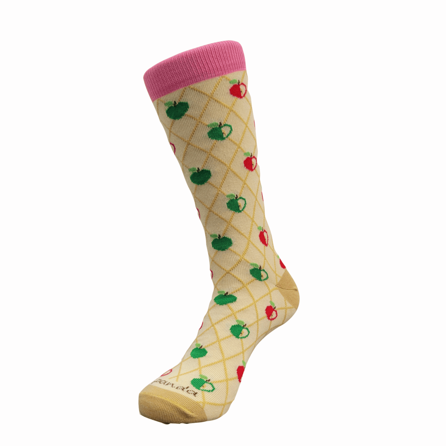 Love Apple Pattern Socks from the Sock Panda (Adult Medium - Women's Shoe Sizes 5 - 10)