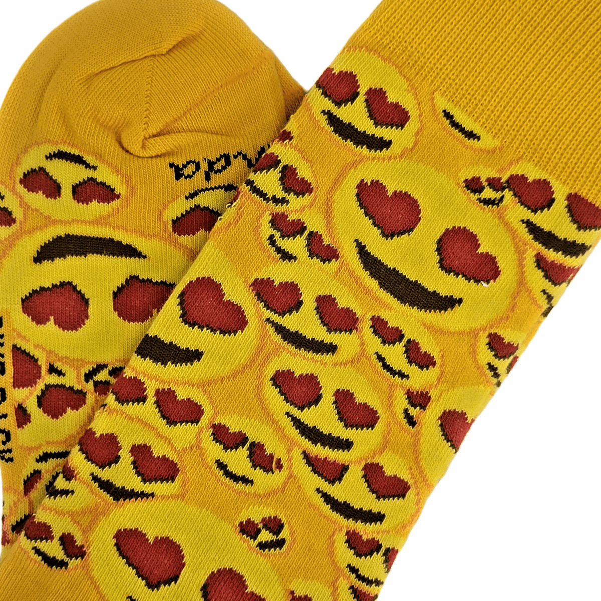 Love Eye Emoji Patterned Socks from the Sock Panda (Adult Medium - Women's Shoe Sizes 5-10), LoveEyesMd