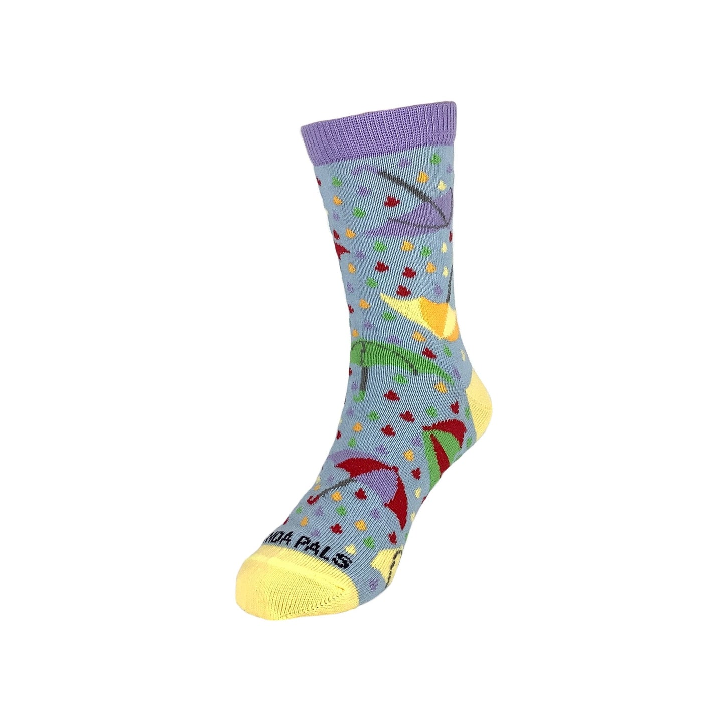 Lovely Purple Umbrella Socks (Ages 3 - 5) from Sock Panda