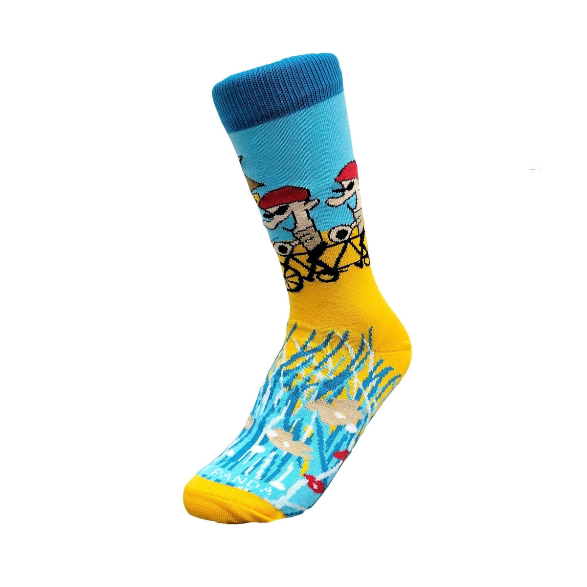 Many Ways Bicycle Socks from the Sock Panda (Adult Small - Shoe Sizes 2-5), Many Ways Tw