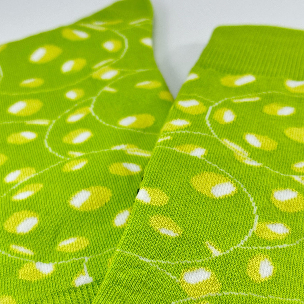 Overlapping Pickleball Pattern Socks from the Sock Panda, PicklePattLg