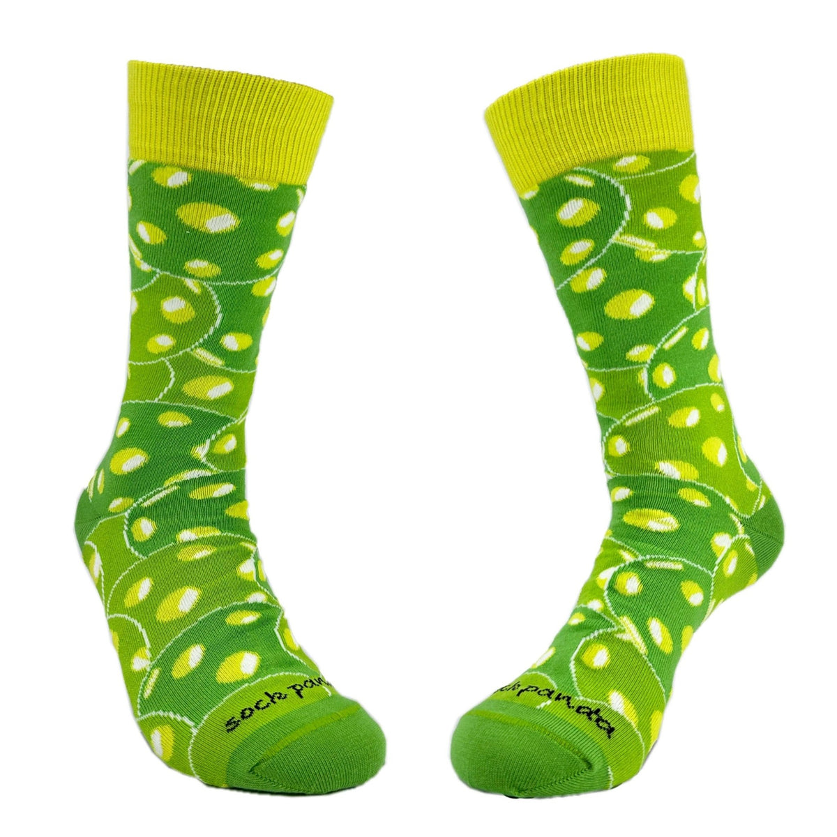 Overlapping Pickleball Pattern Socks from the Sock Panda, PicklePattMd