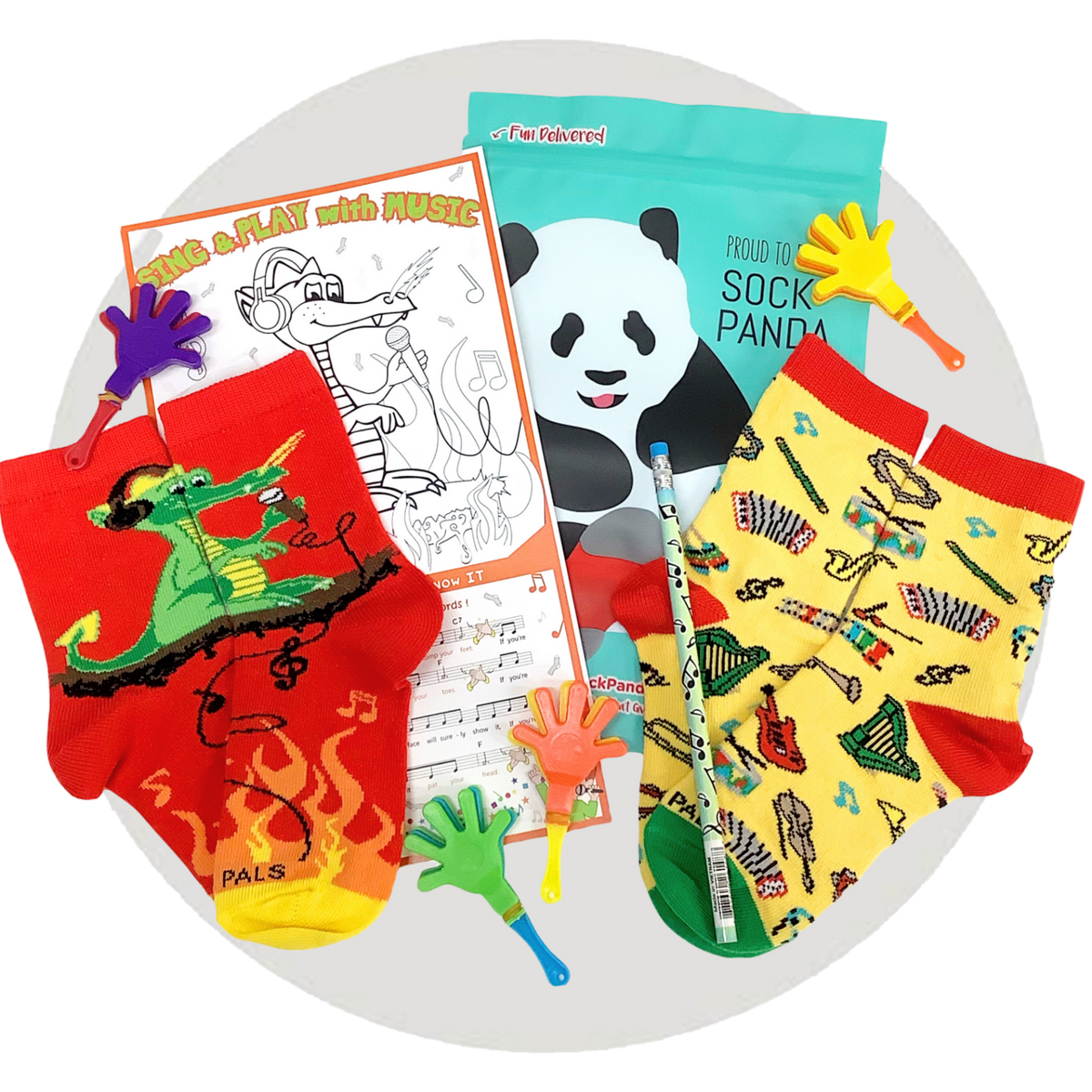 Panda Pals Kids Sock Subscription (Ages 3-7), PS-Boy-1