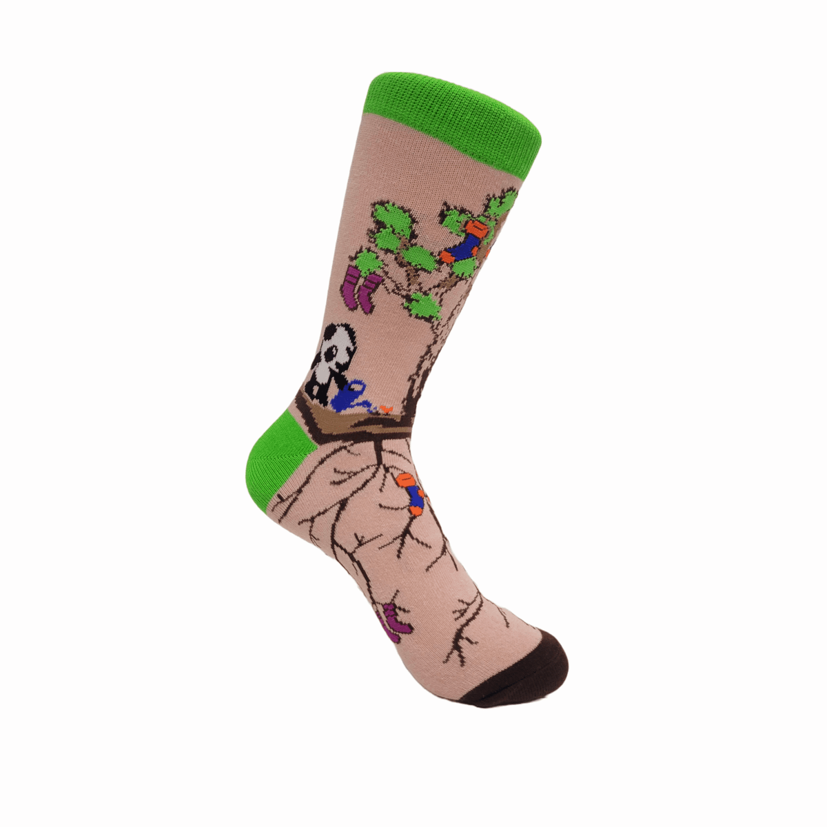 Pandas Watering the Sock Joshua Tree from the Sock Panda (Adult Small - Shoe Sizes 2-5), JoshuaSocksSm