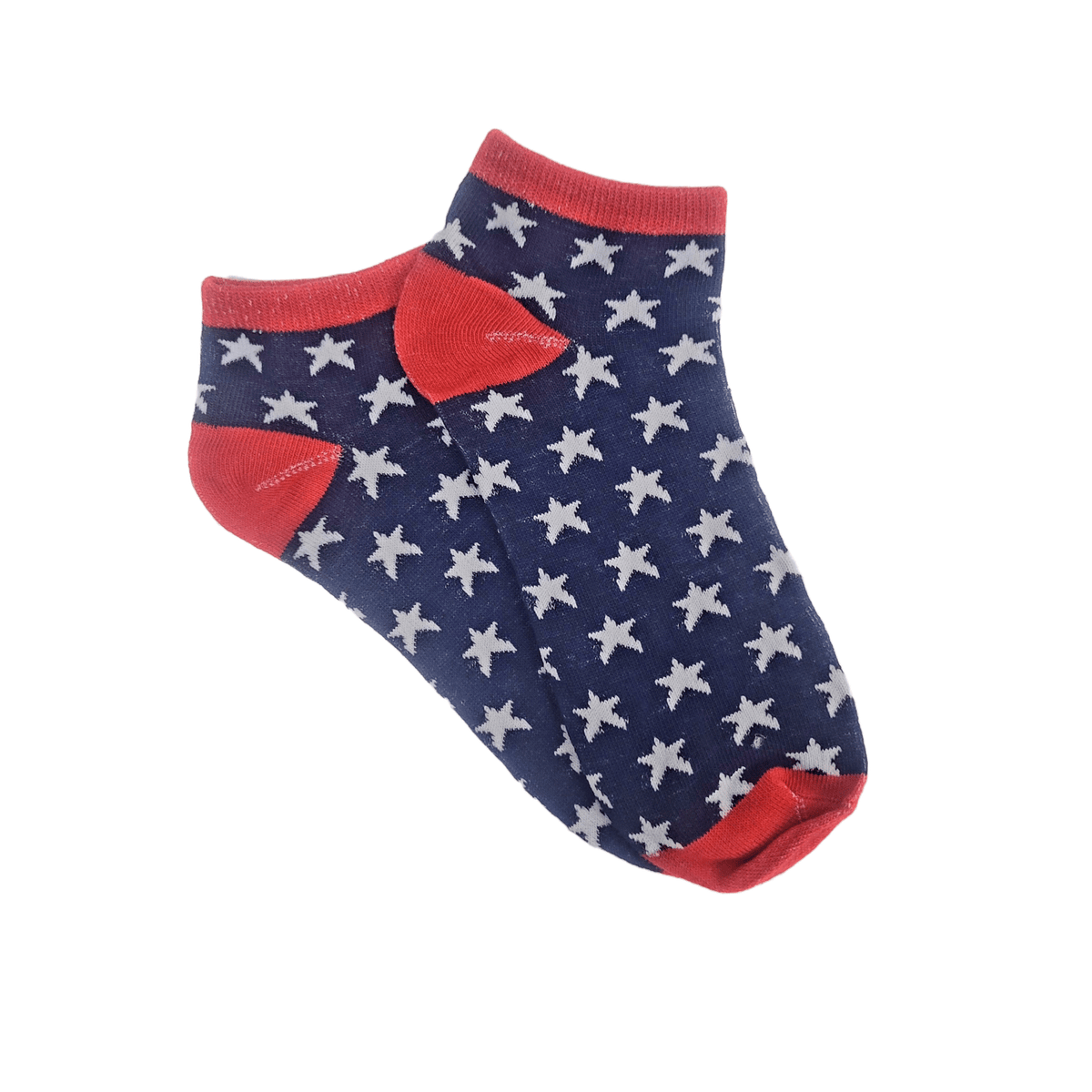Patriotic Ankle Socks (Adult Large - Men's Shoe Sizes 8-12), PatAnkStar