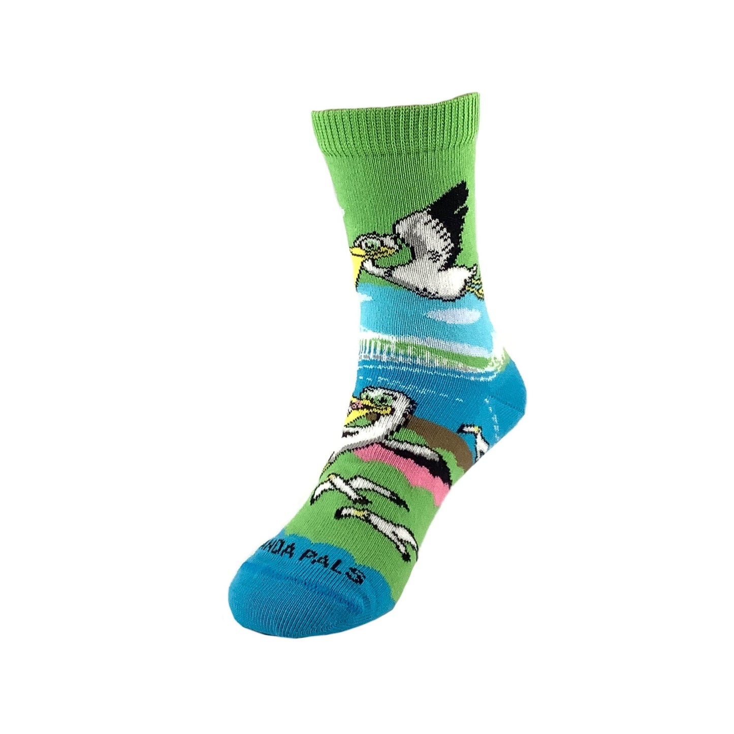 Pelican Flying Over The Bridge Sock (Ages 3 - 7) from the Sock Panda