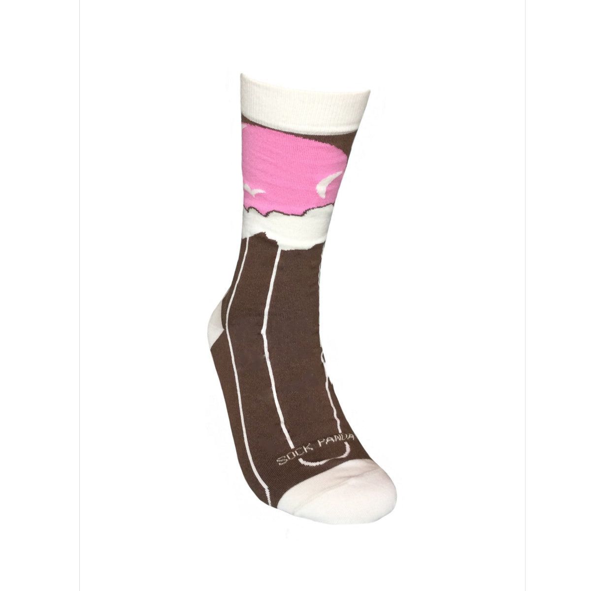 Root Beer Float Socks from the Sock Panda (Men's or Women's Sizes), RB-Float-Lg