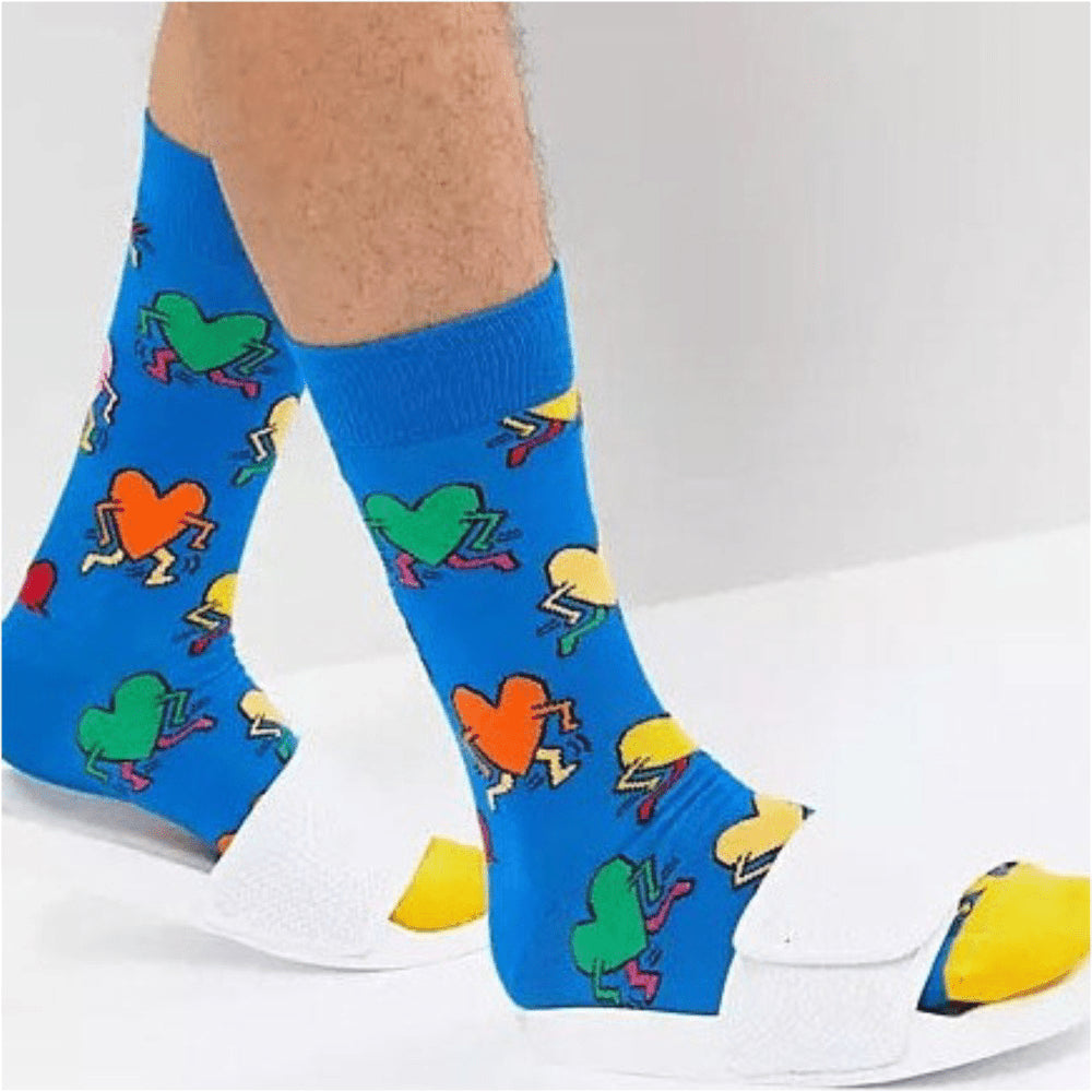 Running Heart Socks from the Sock Panda, RunHeartLg