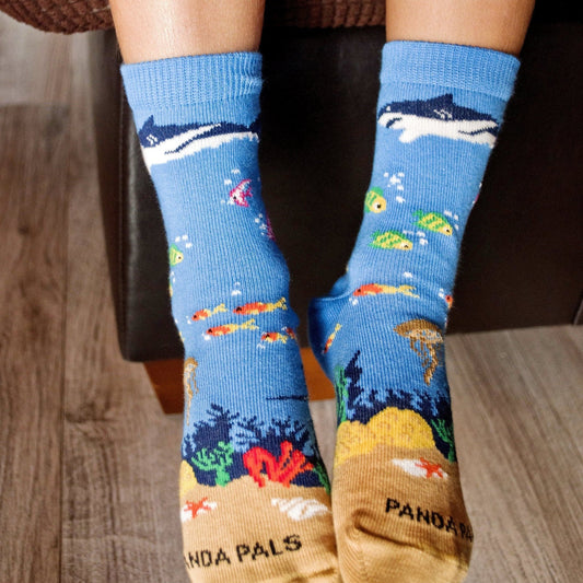 Shark in the Ocean Socks (Ages 3 - 7)