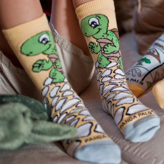 Slow & Steady Turtle Socks (Ages 3 - 7)