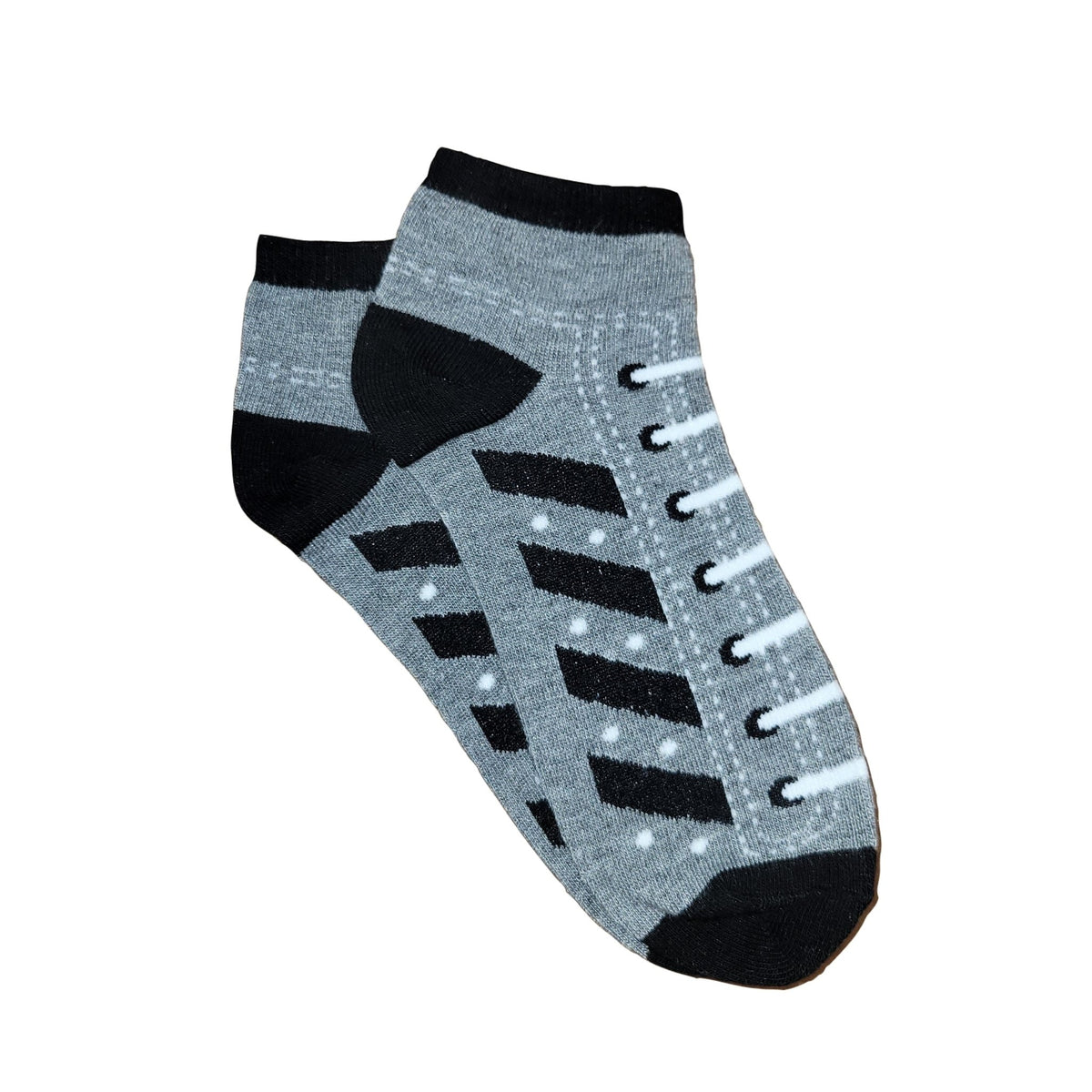 Sneaker Ankle Socks (Adult Large - Men's Shoe Sizes 8-12), Sneaker White