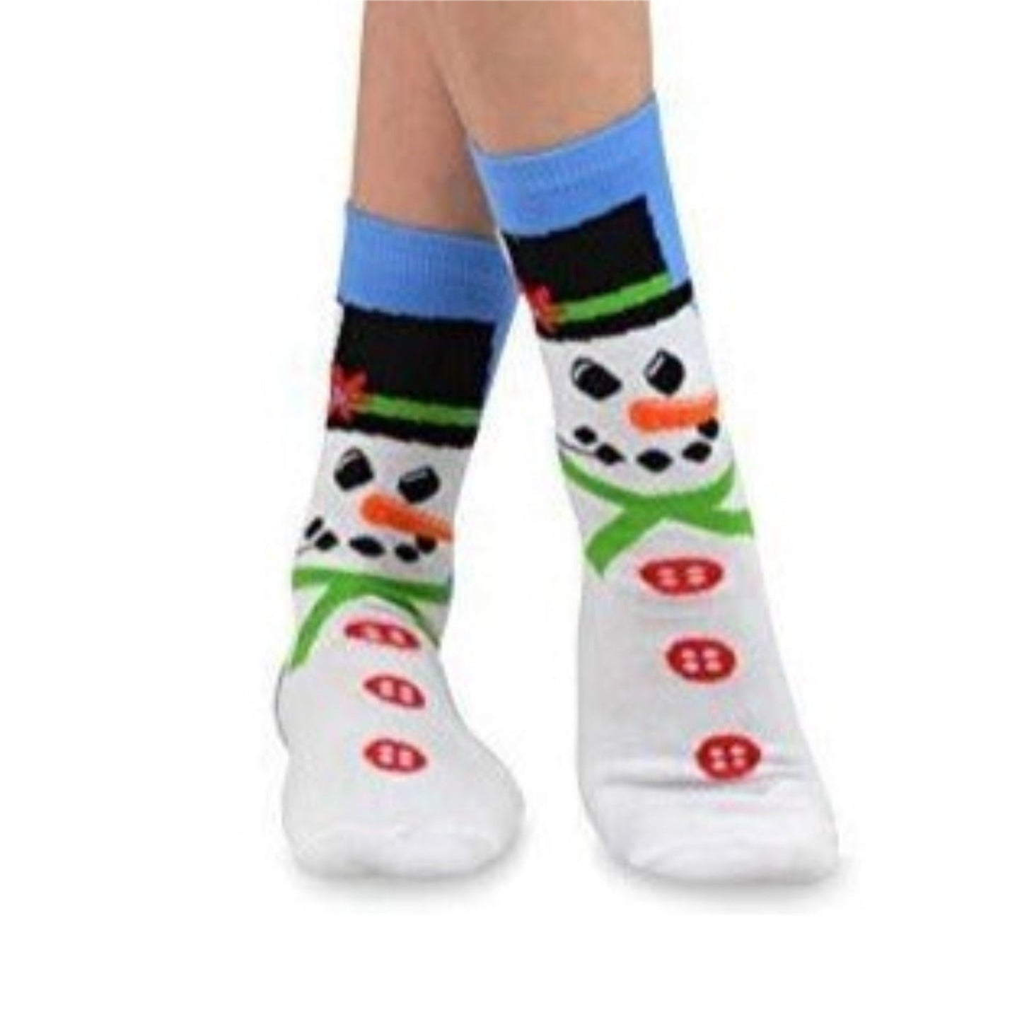 Snowman Socks for Kids (Ages 1 - 2 & 3 - 5, 5 - 7)
