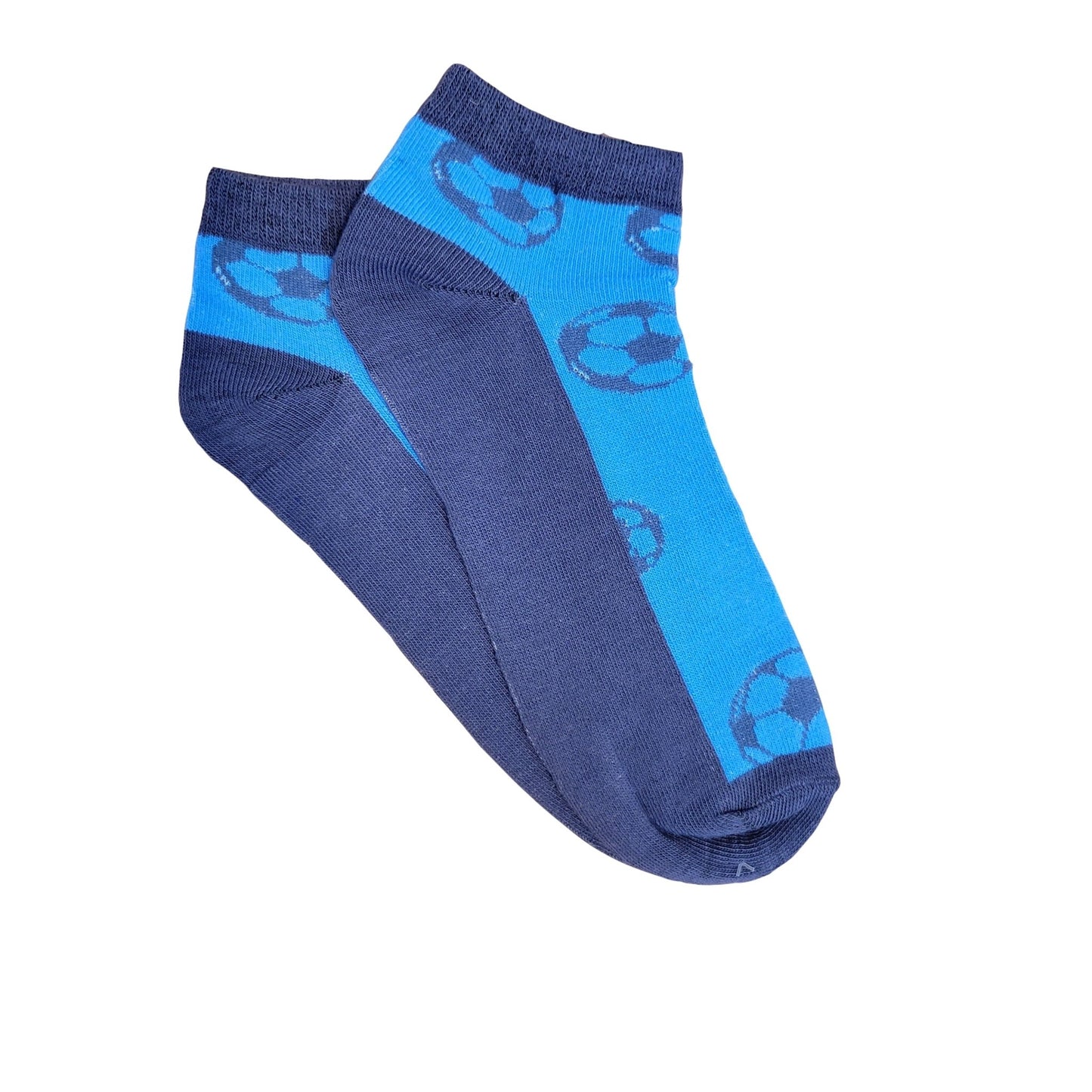 Soccer Ball Ankle Socks (Adult Large - Men's Shoe Sizes 8 - 12)