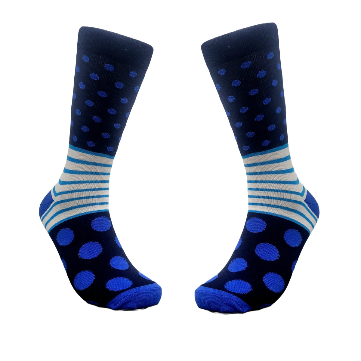 Stripes and Dot Patterned Socks from the Sock Panda (Adult Medium - Women's Shoe Sizes 5-10), StripeDot