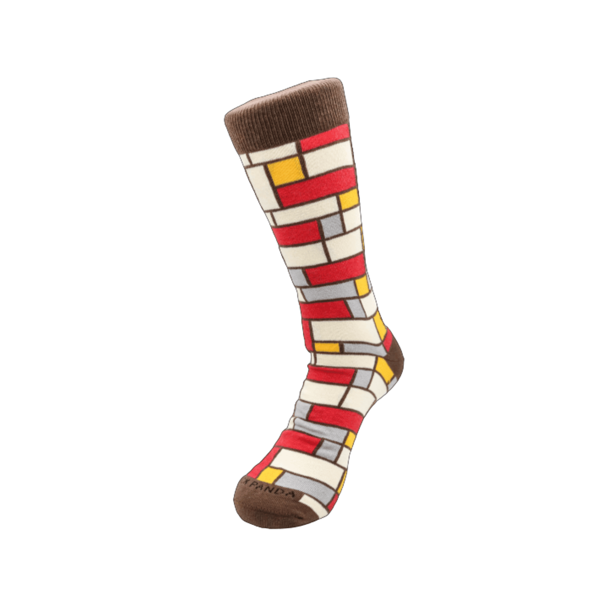 Stylish Rectangle Patterned Office Socks from the Sock Panda, Rectangle Men